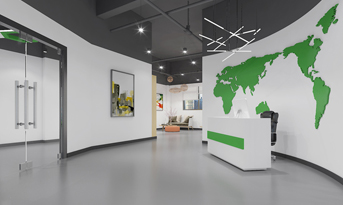 科技感十足的辦公空間裝修設(shè)計，應(yīng)該是這樣的。