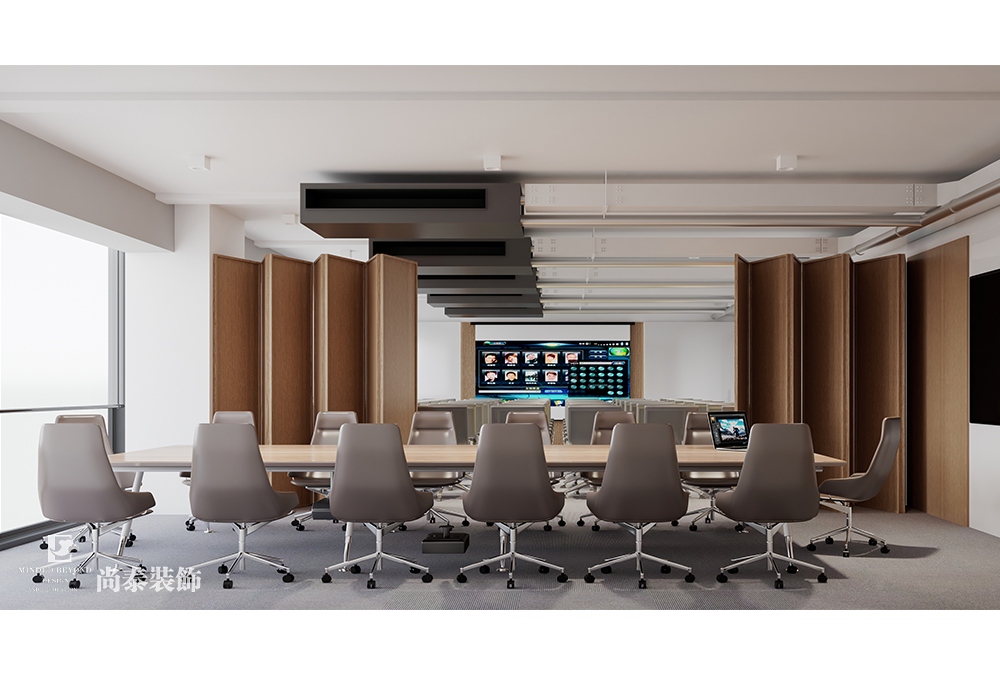 廠房辦公室設(shè)計：深圳龍崗2000平米新材料公司辦公樓裝修設(shè)計案例