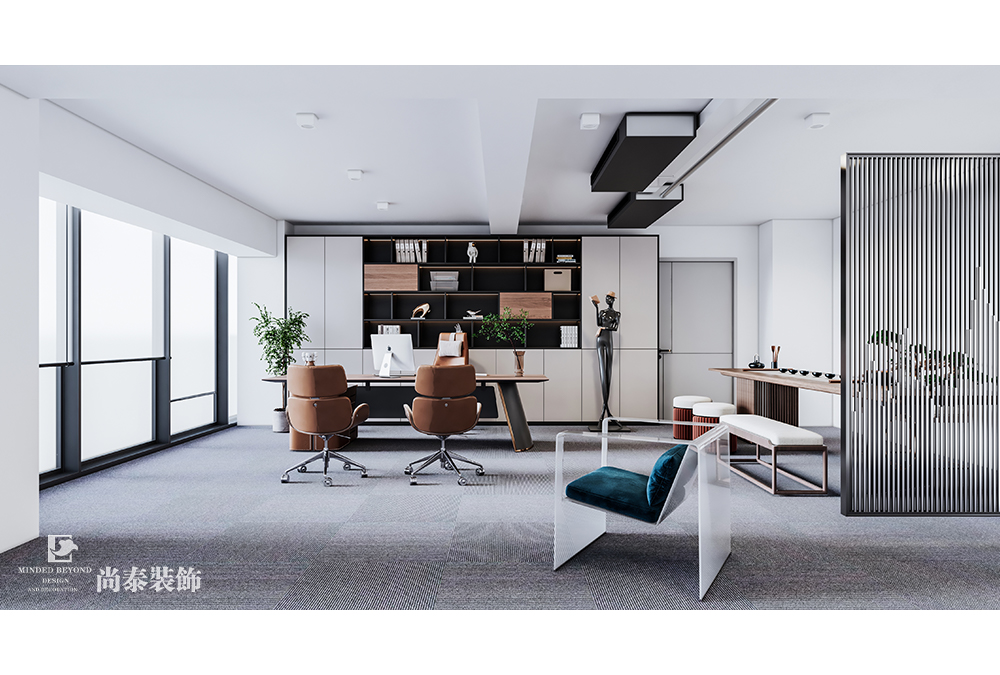 廠房辦公室設(shè)計：深圳龍崗2000平米新材料公司辦公樓裝修設(shè)計案例